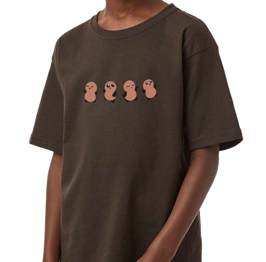 Youth Tee in Color Hot Chocolate