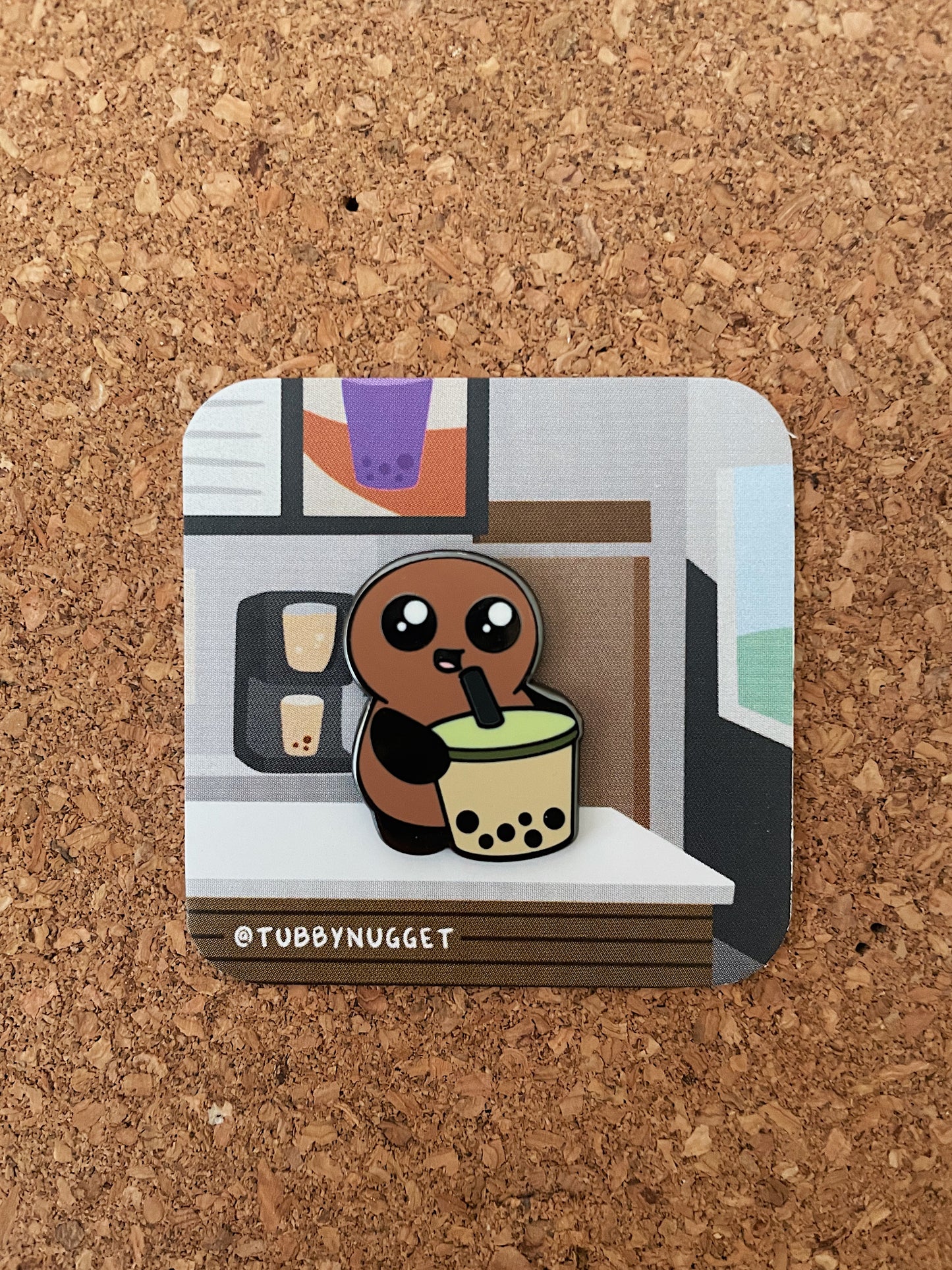 "Mmm, Boba!" Pin