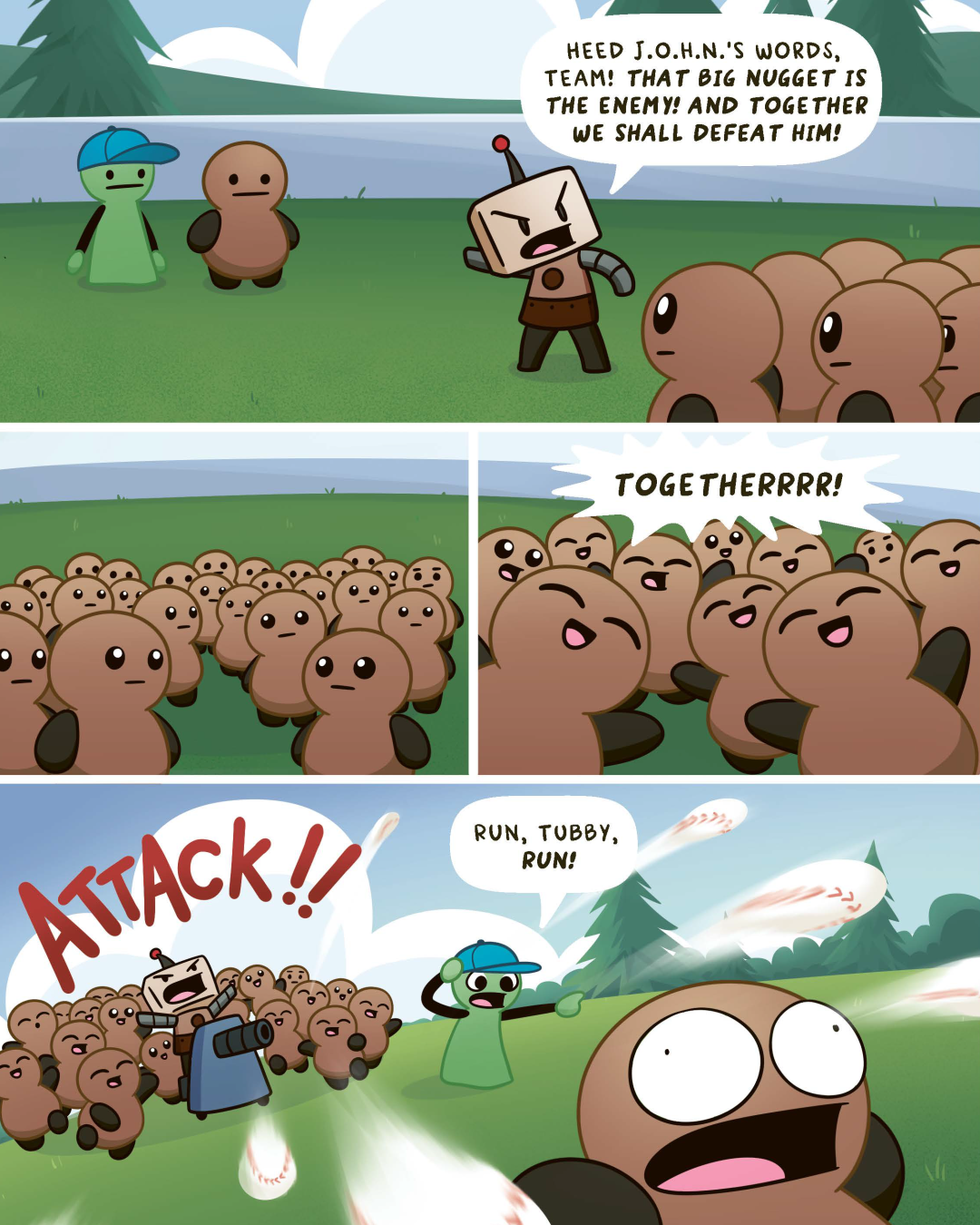 The Adventures of Tubby Nugget #2: Big Robot Invasion