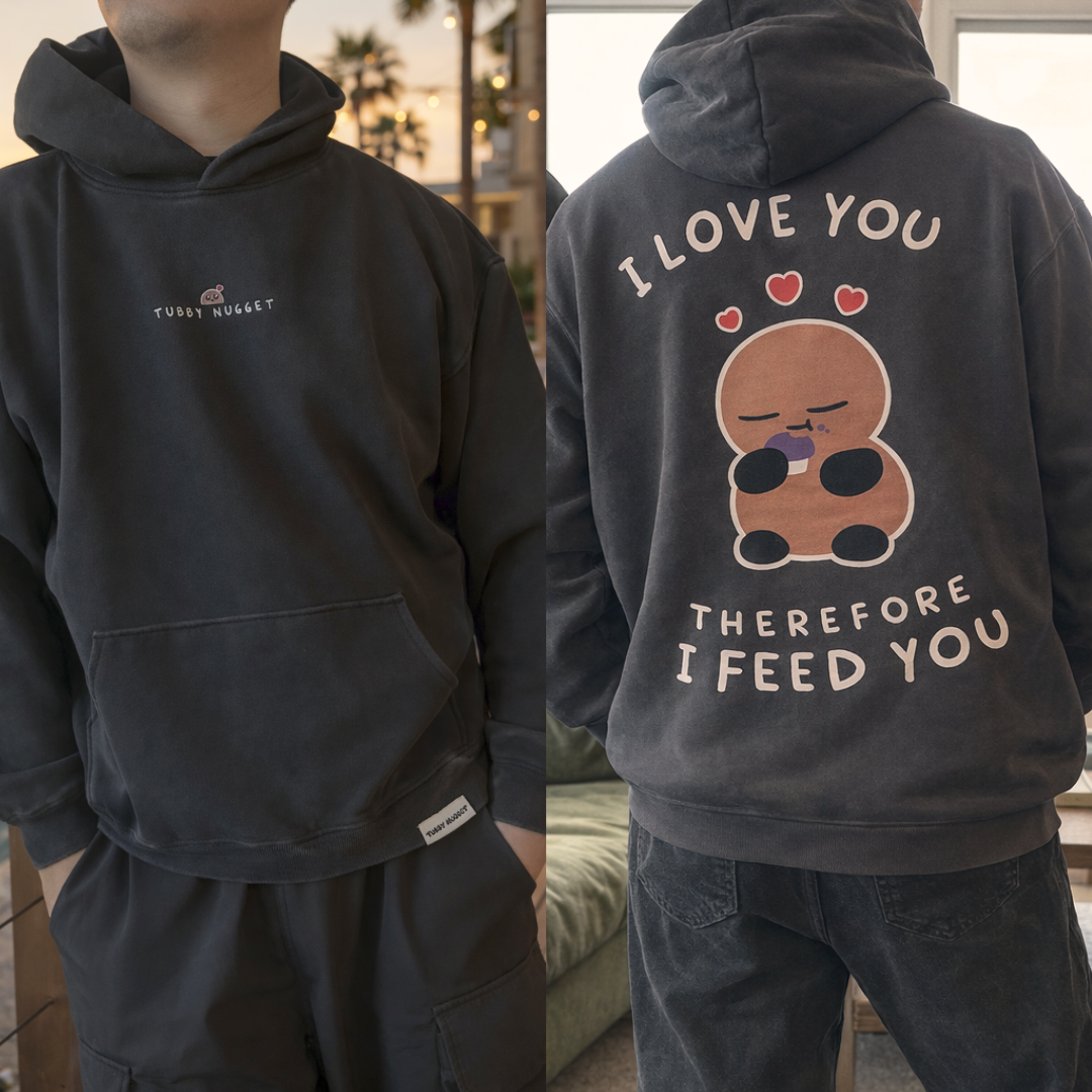 The "I Love You, Therefore I Feed You" Pullover Hoodie 3.0!