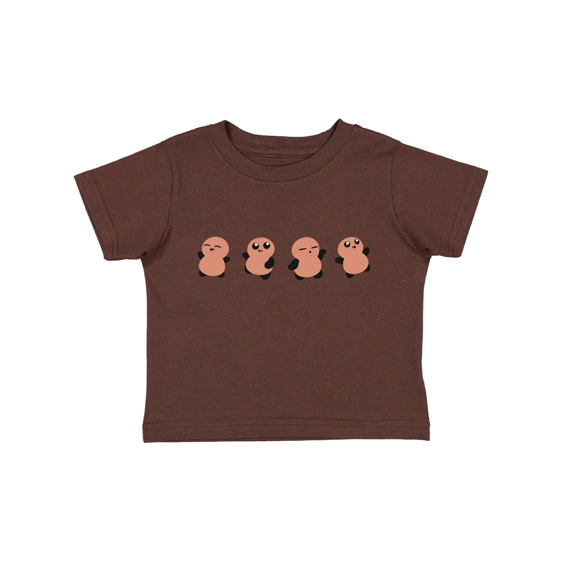 Kids & Toddler Tee in Color Brownie