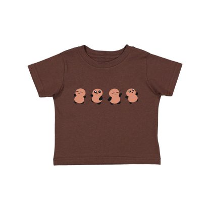 Kids & Toddler Tee in Color Brownie