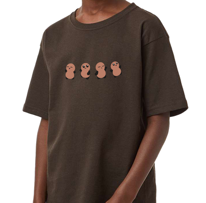 Youth Tee in Color Hot Chocolate