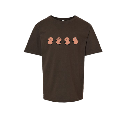 Youth Tee in Color Hot Chocolate