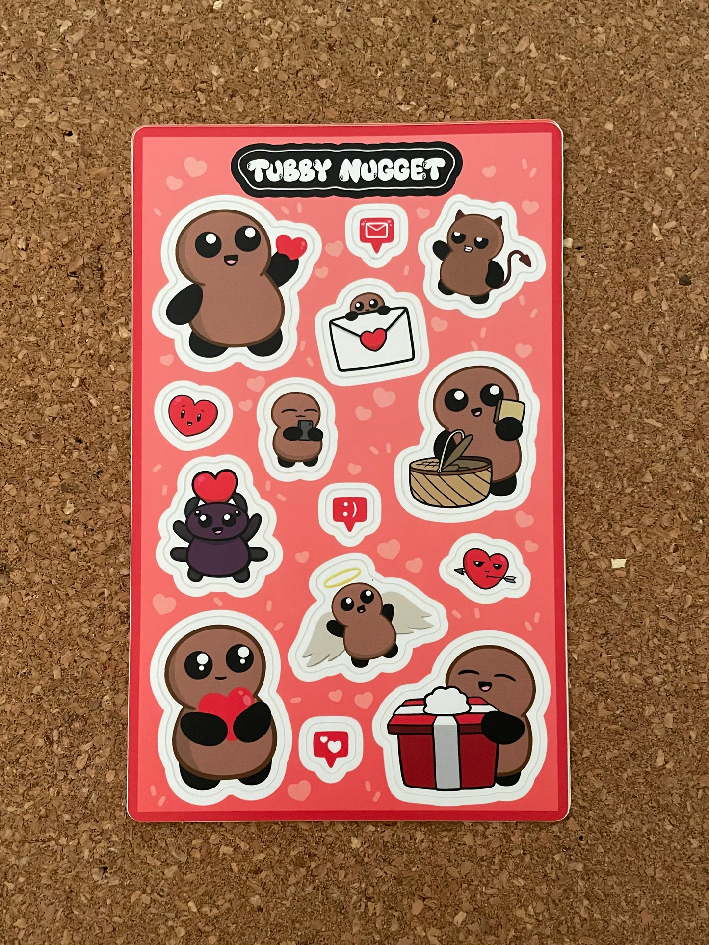 Tubby Nugget Sticker Sheets (Pack of 3!)